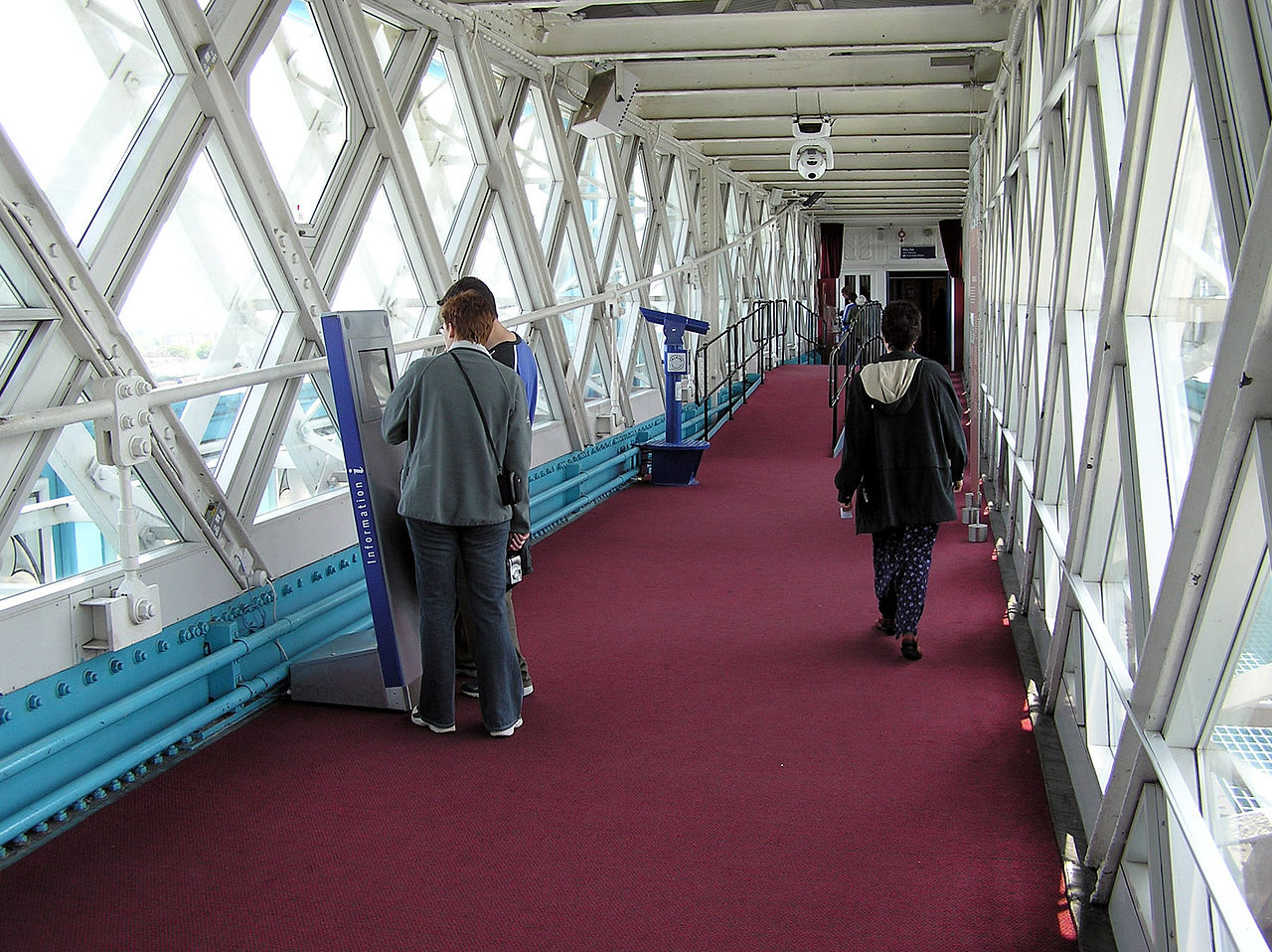 สะพานทาวเวอร์บริดจ์-ทางเดินสำหรับนักท่องเที่ยว