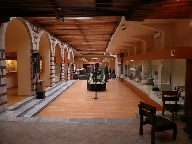 อังการา-บรรยากาศภายในพิพิธภัณฑ์