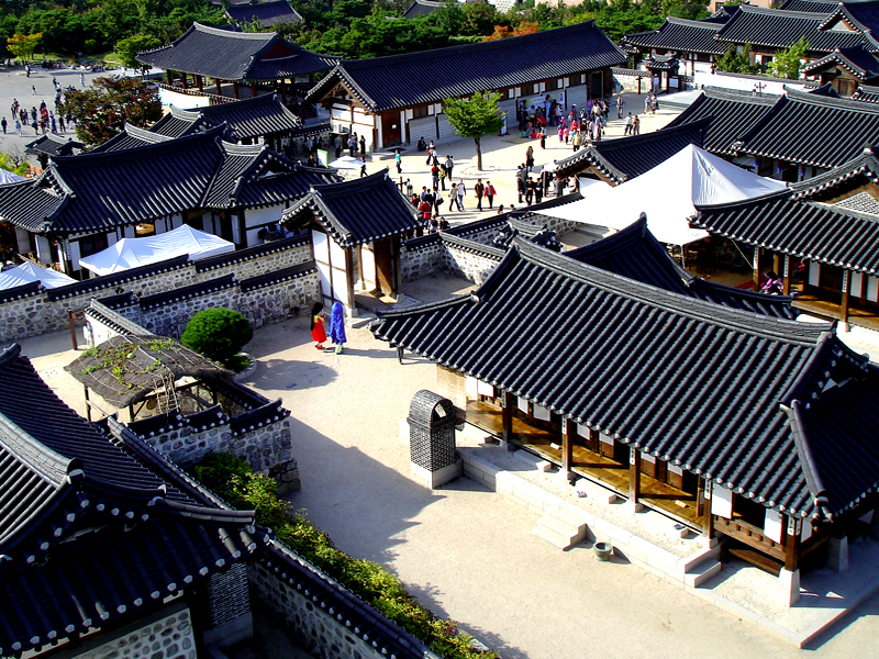 10 สถานที่ท่องเที่ยวสำคัญในเกาหลี-หมู่บ้านวัฒนธรรมนัมซานฮันอก