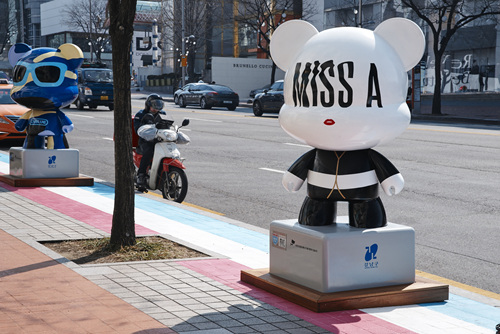 10 สถานที่น่าเที่ยวในเกาหลี -ถนนคังนัม เค-สตาร์