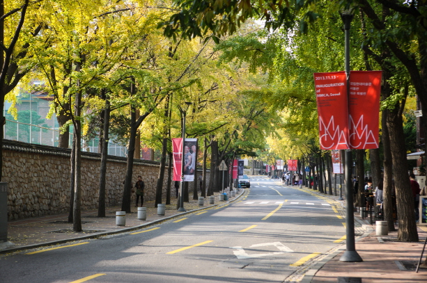 10 สถานที่น่าเที่ยวในเกาหลี -ถนนท็อกซูกุง